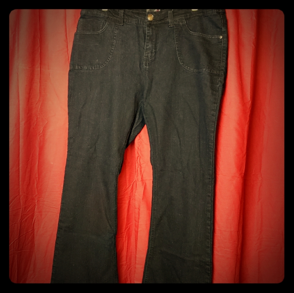 Dots Black Classoc Fit Jeans